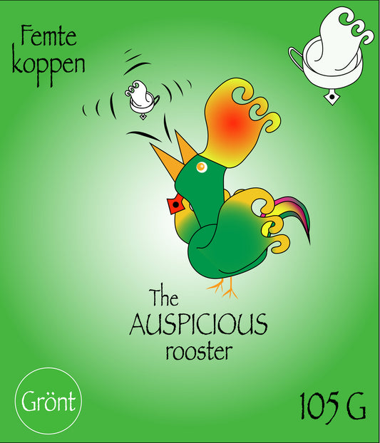 The Auspicious rooster. Te från Femte koppen. 